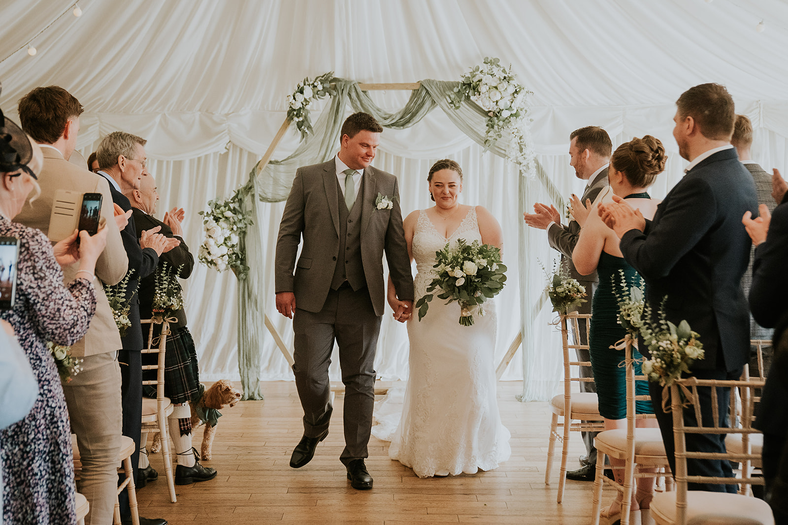 Ashleigh and Jamie wedding 360 degree photobooth from Divine Wedding Events Hire