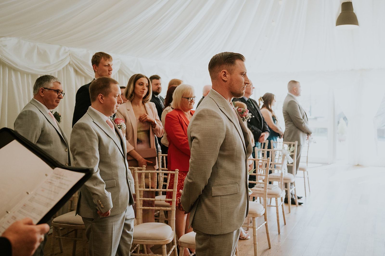 Jess and Gary wedding with comfort food favorites celebration