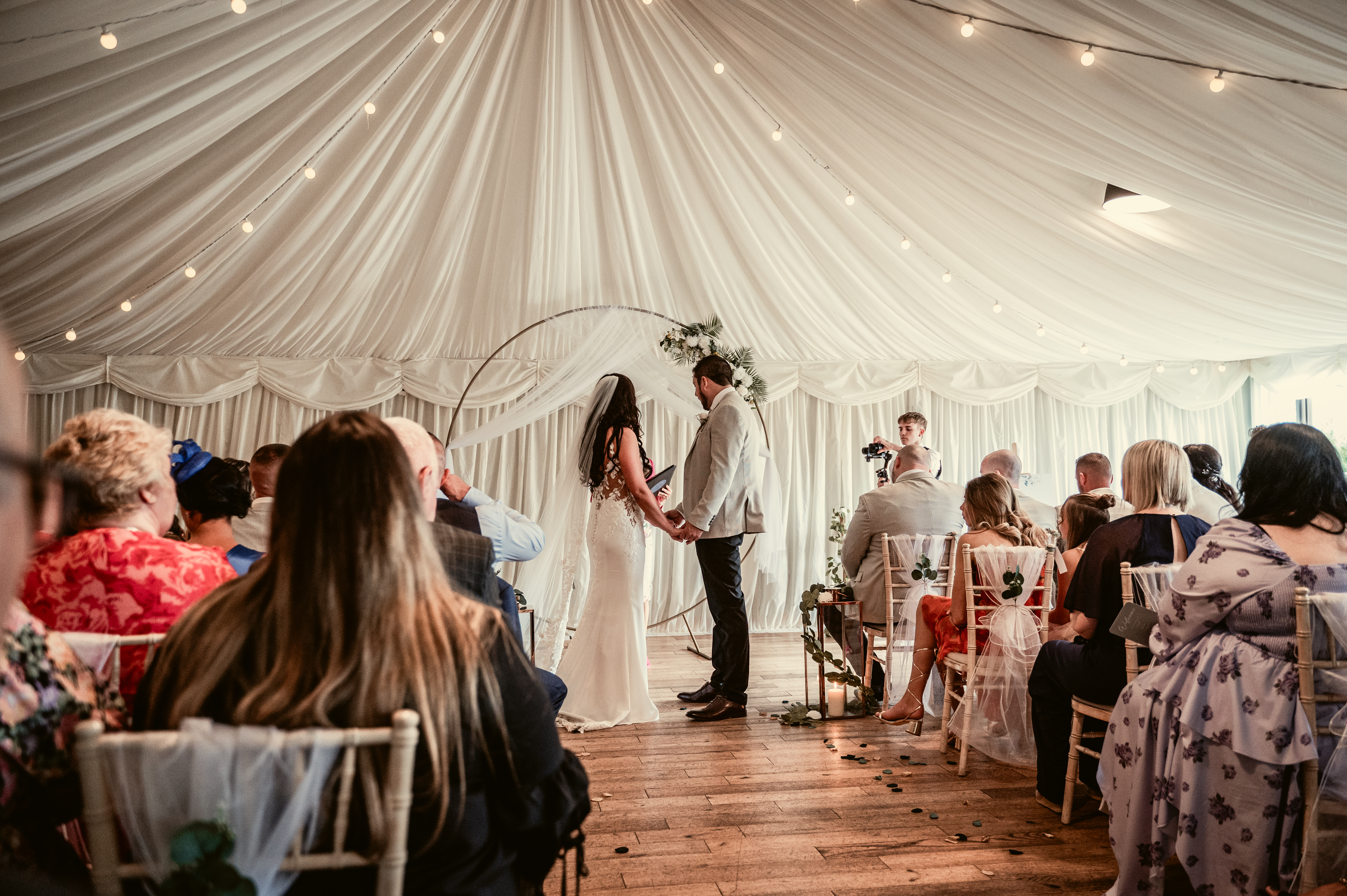 Liam and Beth wedding with classic traditions and family treats