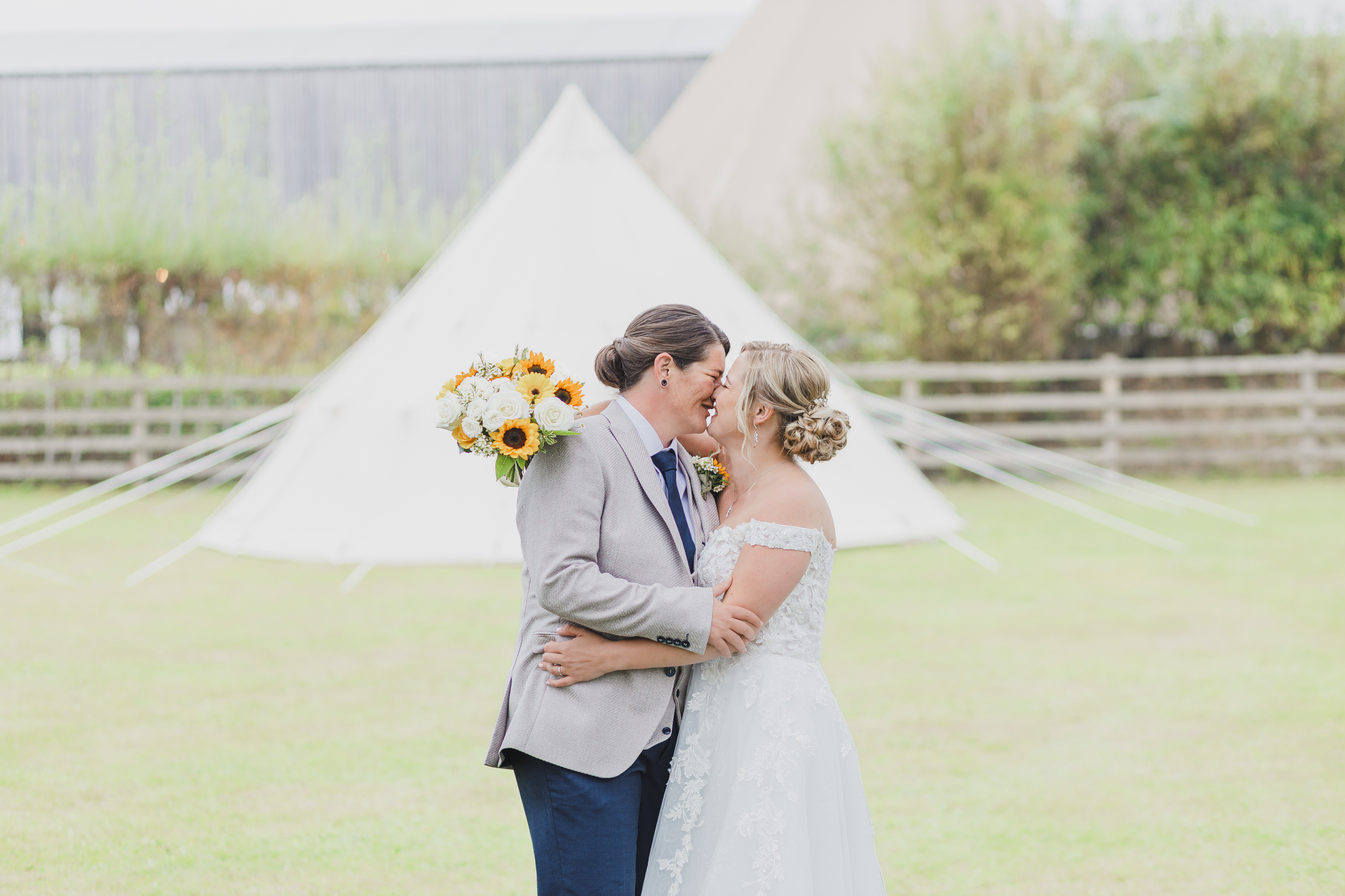 Sarah and Kerry wedding photography by Francis Burn Photography