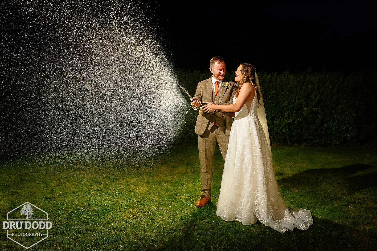 Zoe and Chris wedding celebration with signature menu and special touches