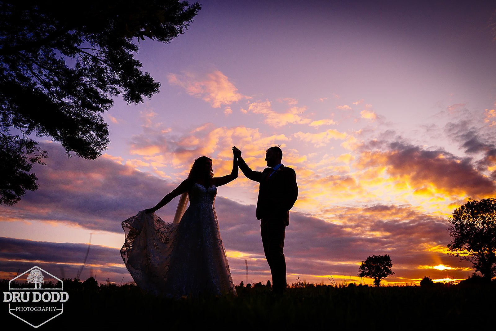 Zoe and Chris August wedding venue details and decoration